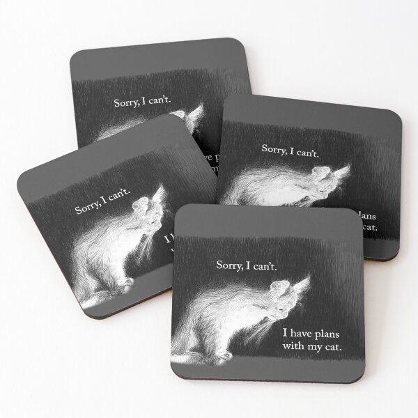 Item preview, I have plans with my cat designed and sold by Vanessa Gemmel.