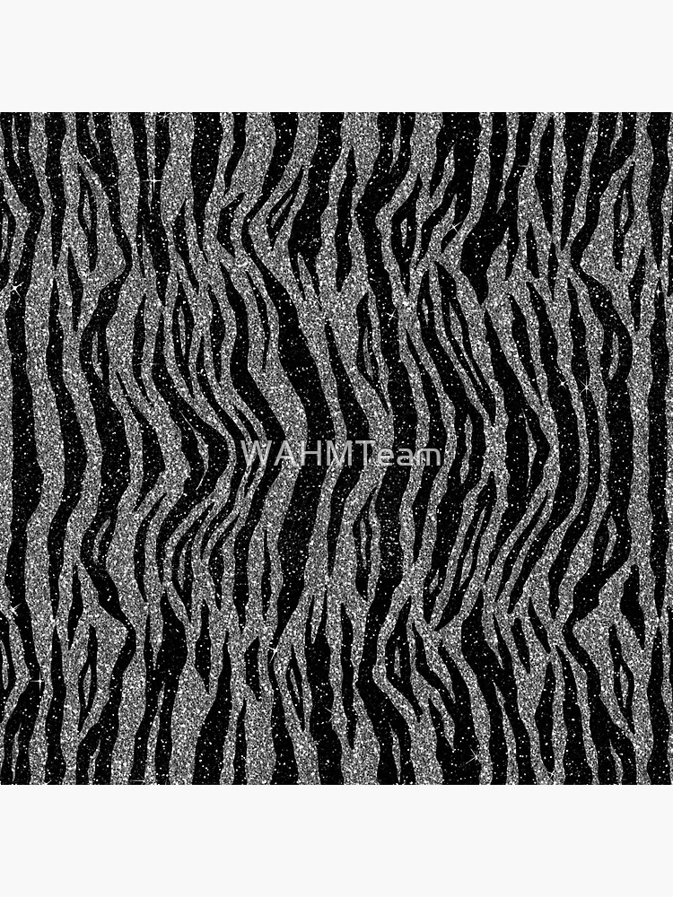 Black and Grey Zebra Print by WAHMTeam