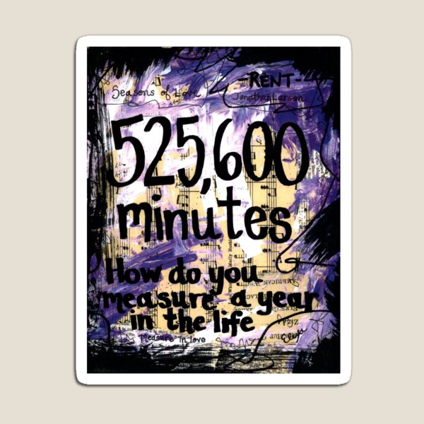 Item preview, Rent music art painting broadway musical theater theatre Jonathan Larson singer gift quote mixed media book art painting original art designed and sold by LexiconOfLove.