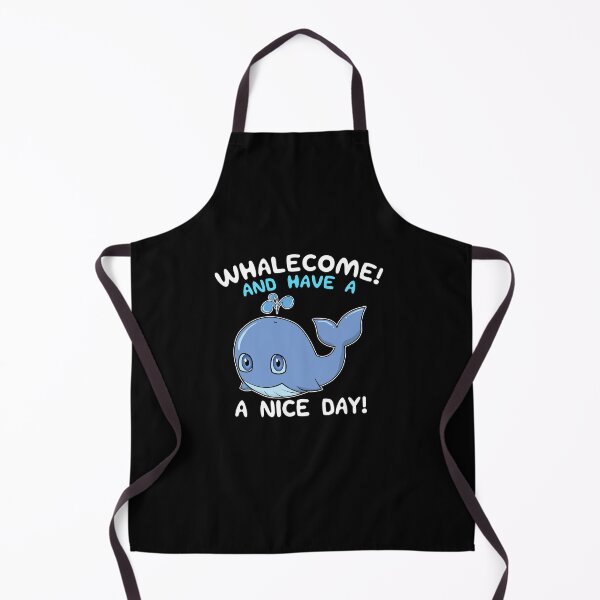 Item preview, Whalecome! And Have A Nice Day! Whale Welcome Pun designed and sold by perfectpresents.