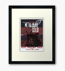 Solid - Metal Gear Framed Print