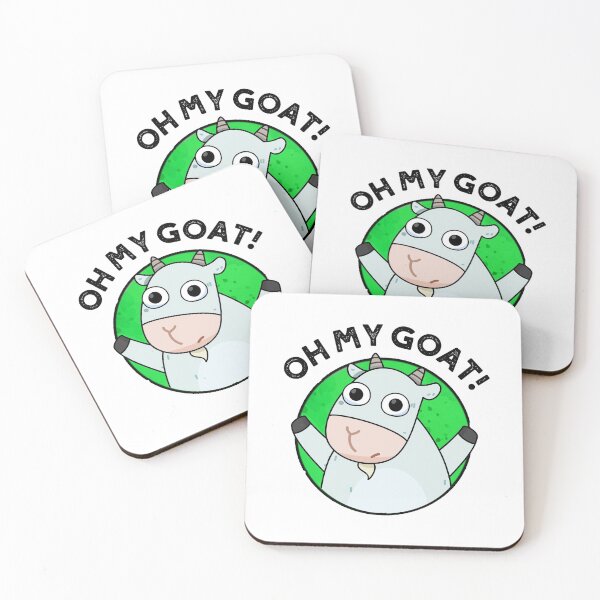 Item preview, Oh My Goat Funny Animal Puns  designed and sold by punnybone.