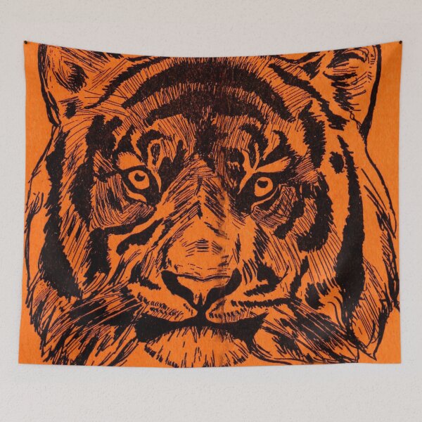 Item preview, Vintage Tiger illustration designed and sold by Vintage Designs +.