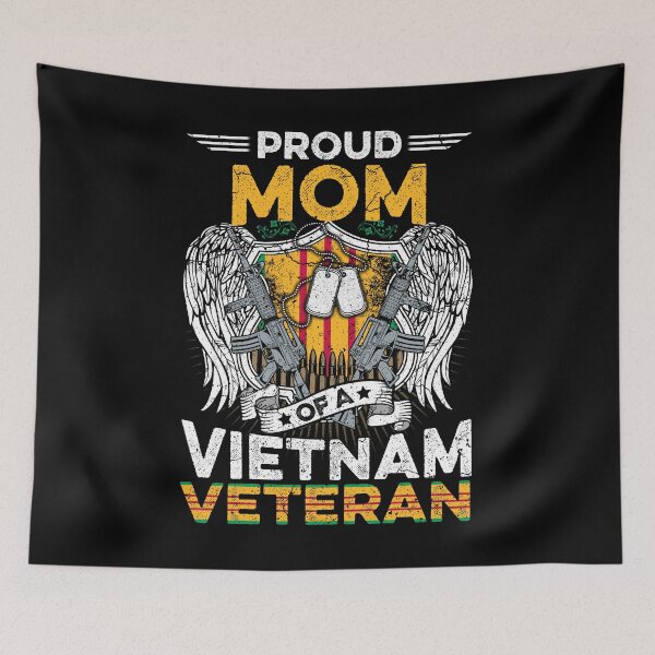 Item preview, Proud Mom Of A Vietnam Veteran - Military Veterans Family designed and sold by BruceFaulkner.