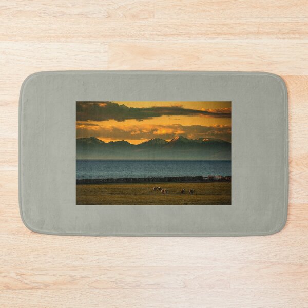 Item preview, Landscape Goatfell and Arran from Dunure, Ayrshire Scotland designed and sold by Stravaigin.