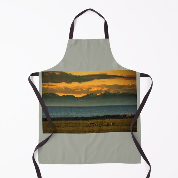 Item preview, Landscape Goatfell and Arran from Dunure, Ayrshire Scotland designed and sold by Stravaigin.
