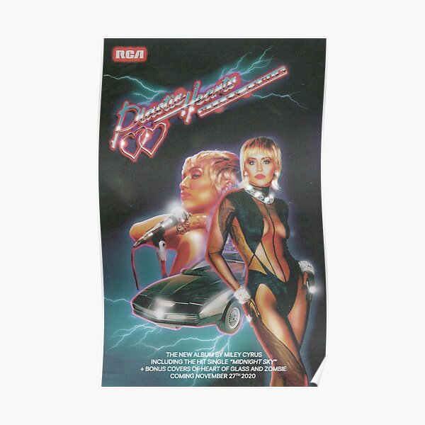 Plastic Hearts Poster 80s Poster