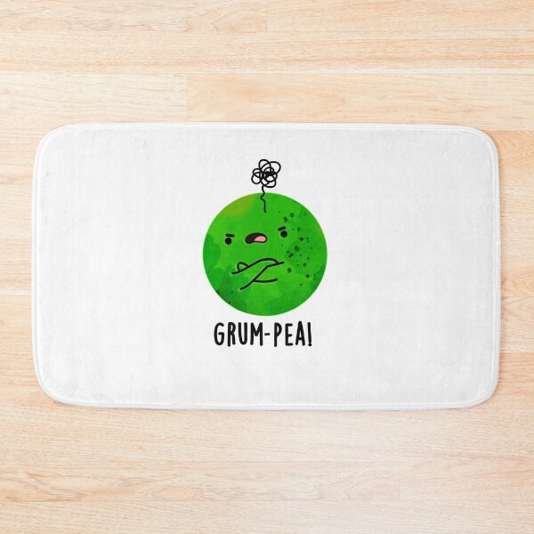 Item preview, Grum-pea Grumpy Pea Funny Veggie Puns  designed and sold by punnybone.