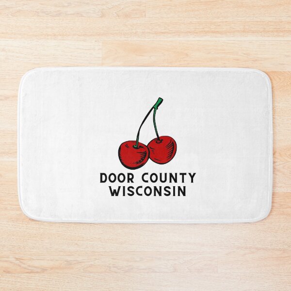 Item preview, Pop Art Door County Wisconsin Cherries Cherry Graphic Design Lake Michigan Travel Vacation Camping designed and sold by fineartprints1.