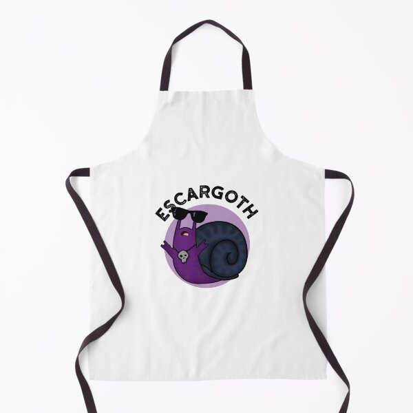 Item preview, Escar-goth Cool Goth Funny Snail Puns  designed and sold by punnybone.
