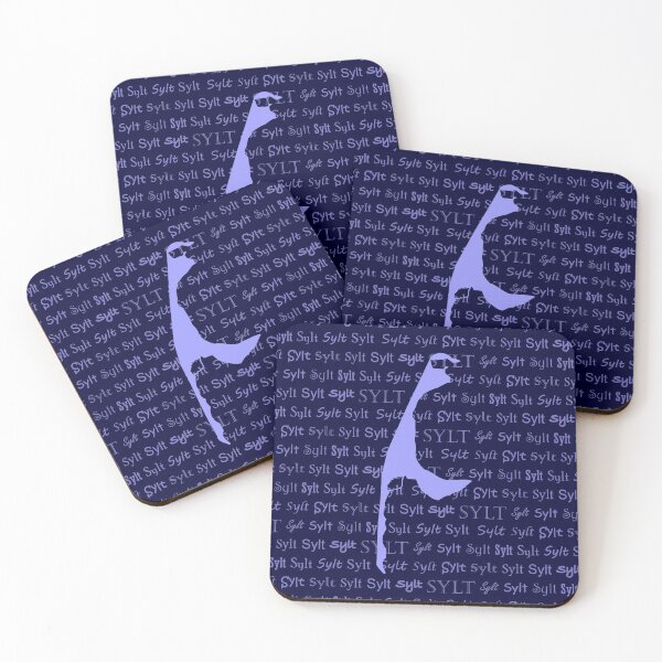 Item preview, Sylt island pattern blue designed and sold by ChrissiCreation.