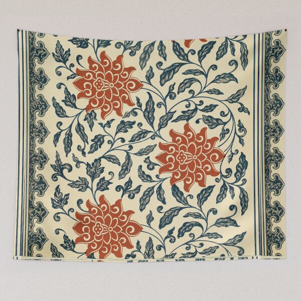 Item preview, Vintage floral pattern art designed and sold by Vintage Designs +.