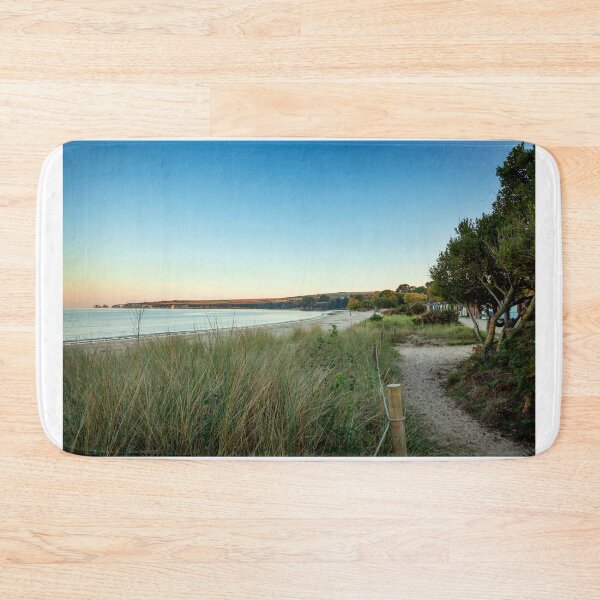 Item preview, View over the beach and Old Harry Rocks at South beach, Studland, Dorset. Taken at dusk designed and sold by Victoria Ashman.