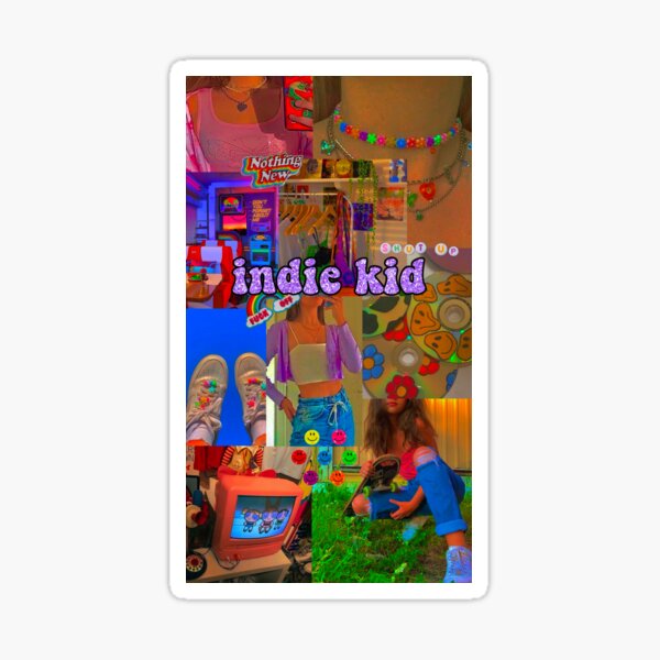 indie kid Sticker