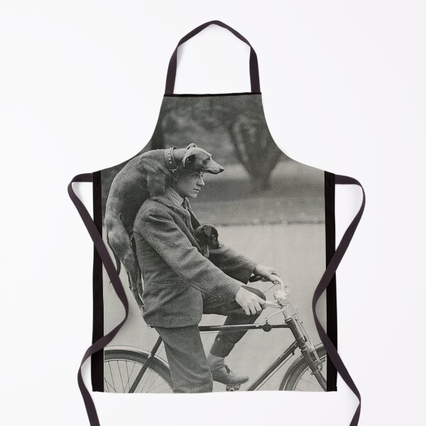 Item preview, Vintage dog photos Dachshund Dogs retro pet love bicycle designed and sold by Coolstuff4you71.