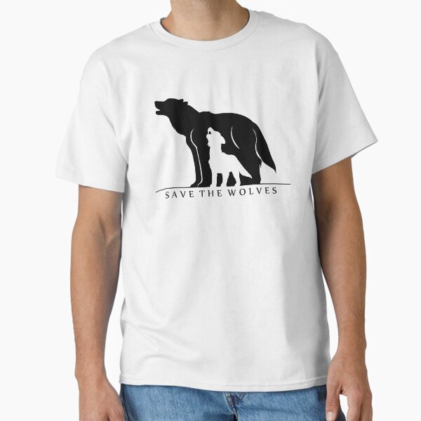Item preview, Save the Wolves (White Background) designed and sold by TheKohakuDragon.