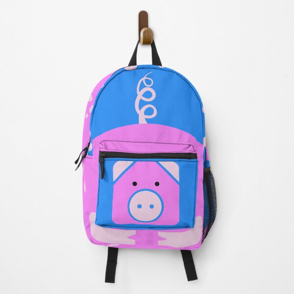 Item preview, Happy Piggy Backpack designed and sold by kidwyedoodle.