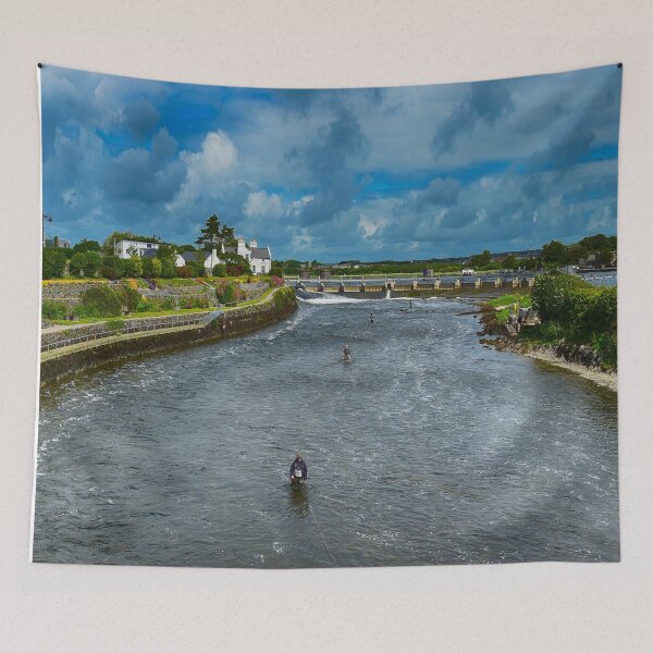 Item preview, Salmon Fishing on the River Corrib designed and sold by CathalDevlin.