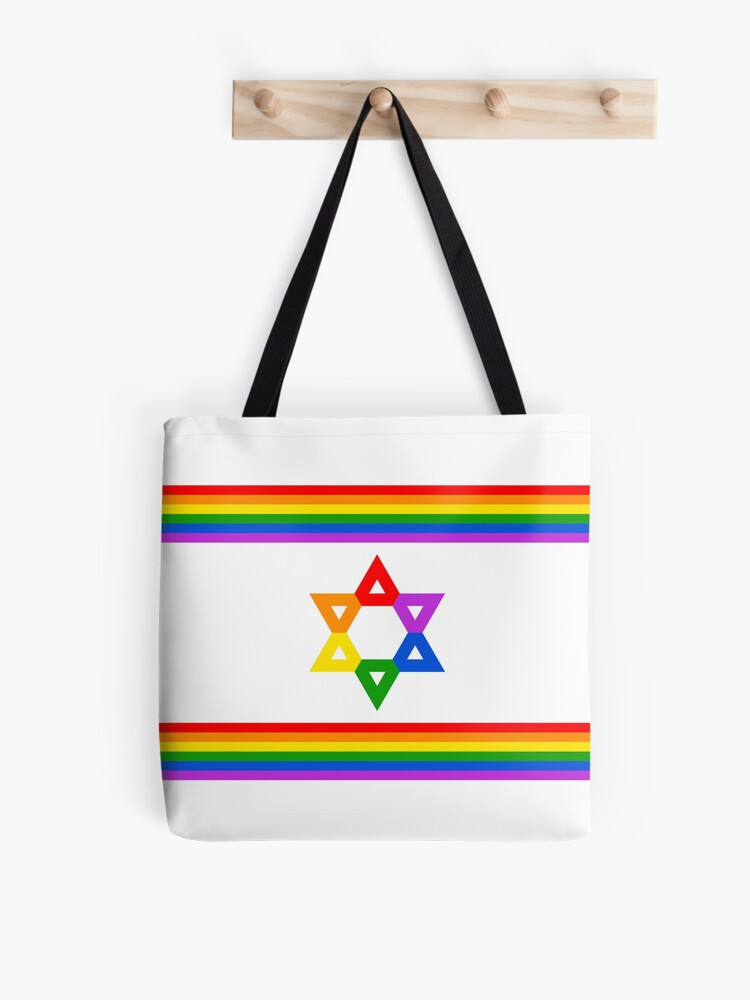 Rainbow Pride Tote Bag LGBTQ Gay Flag 100% Cotton Shopping Bag -  Israel