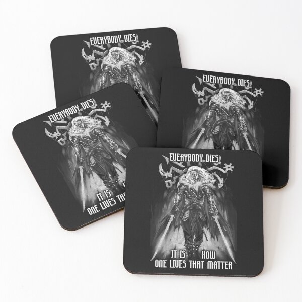 Item preview, Everyone Dies It Is How One Lives that Matters Drizzt Do'Urden Drow Fighter designed and sold by simopt.