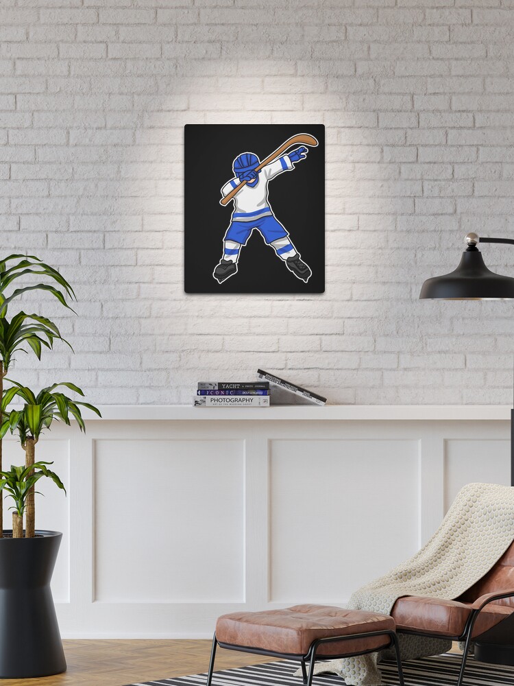 Dabbing Hockey Player Number 4 Ice Hockey Sports Team Hockeyist Athlete  Throw Pillow by Geiersein Ritis - Pixels