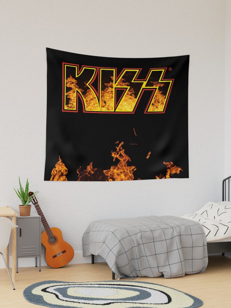 KISS Logo Fire Flames