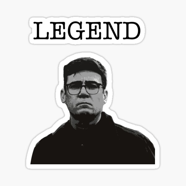 Andy Burnham Legend | Mayor Manchester | Black Print Sticker