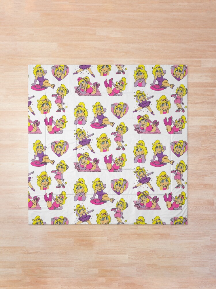 Alternate view of 1980s Piggy Comforter