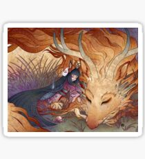 Slumber - Kitsune Fox Dragon Sticker