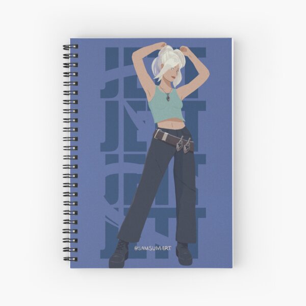 Valorant Jett Spiral Notebook