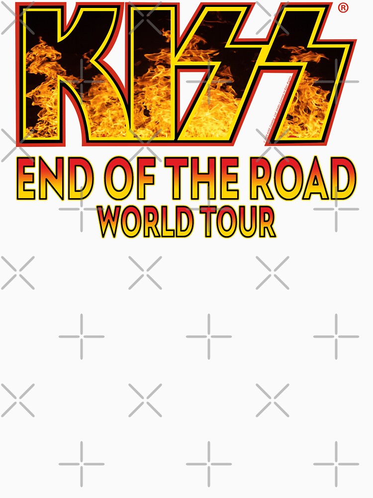 KISS Ende der Straße World Tour End Of The Road Tour Classic T-Shirt