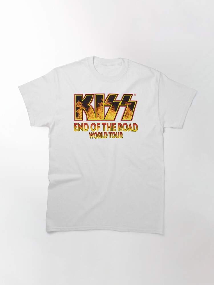 KISS Ende der Straße World Tour End Of The Road Tour Classic T-Shirt