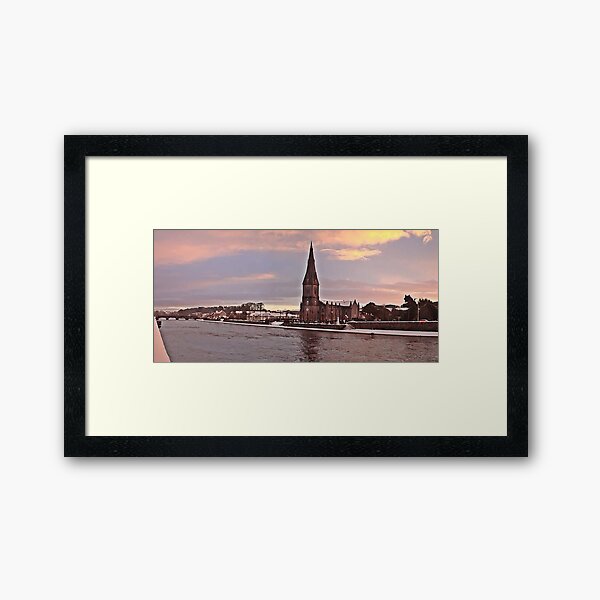 Item preview, A winter view of Saint Murdeachs Cathedral beside the Moy designed and sold by Richenda.