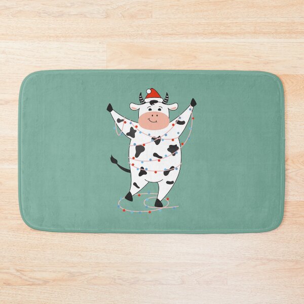 Item preview, cow christmas, cute happy christmas cow designed and sold by Phoca Mobil.