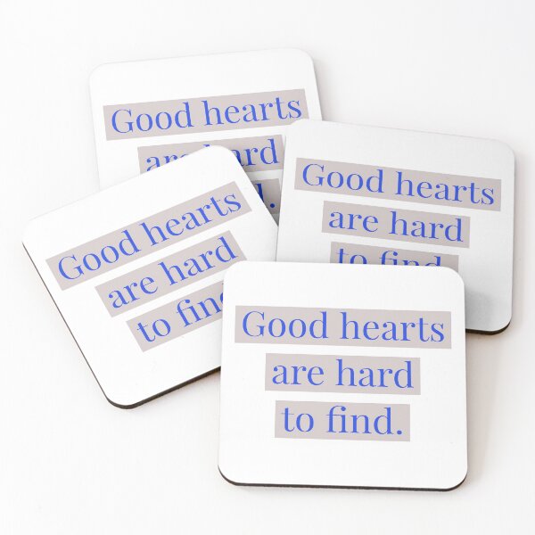 Item preview, Good hearts quote design designed and sold by Andrew Hopgood.