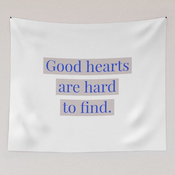 Item preview, Good hearts quote design designed and sold by Andrew Hopgood.