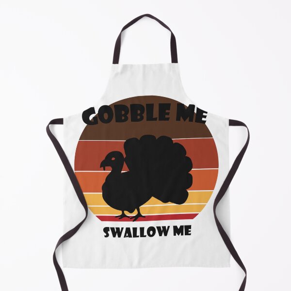 Item preview, Retro Vintage Gobble Me Swallow Me Funny Thanksgiving Turkey designed and sold by LA diseños.