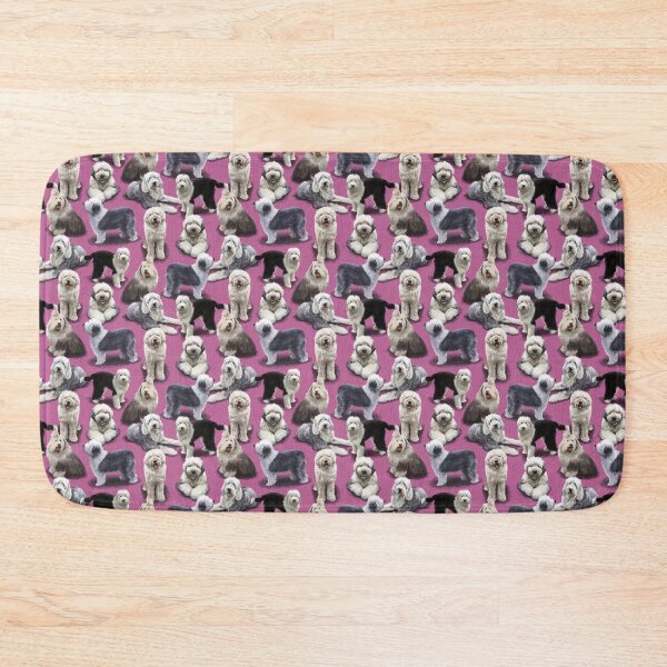 Item preview, Old English Sheepdog Pink designed and sold by Elspeth Rose Design.