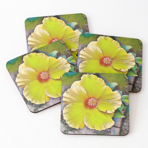 Item preview, Hibiscus Yellow Flower designed and sold by kimcrunner.