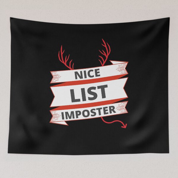 Item preview, Nice List Imposter designed and sold by luchik-and-co.