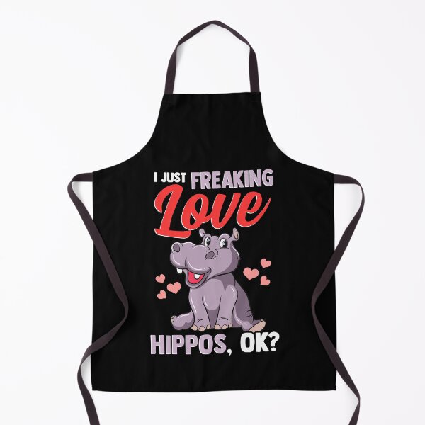Item preview, Cute I Just Freaking Love Hippos, Okay? Baby Hippo designed and sold by perfectpresents.