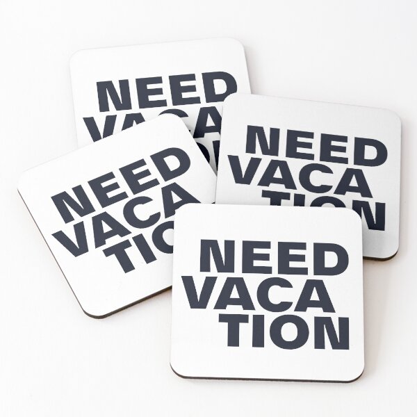 Item preview, Need Vacation, bold font, text black, Vacation designed and sold by HerHim-beyond.