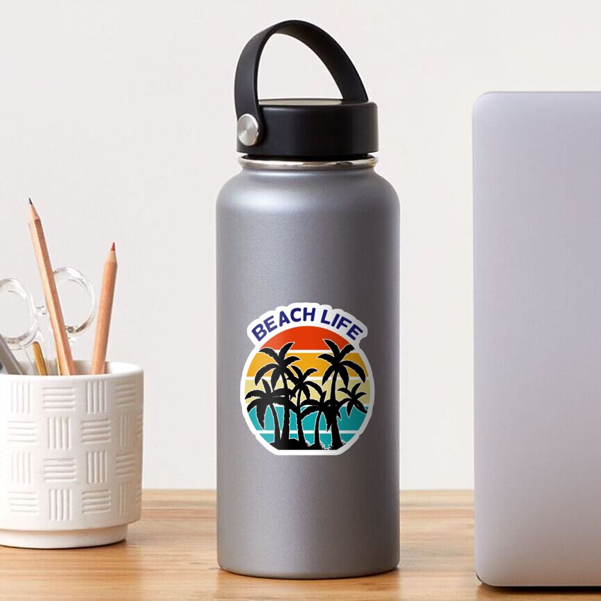 Beach Life, Summer Time Fun Sticker