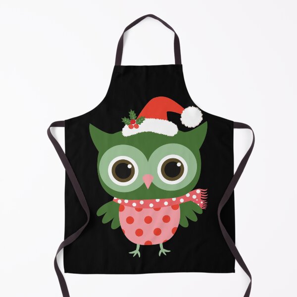 Item preview, cute santa travelling owl designed and sold by Apoorv Choudhary.