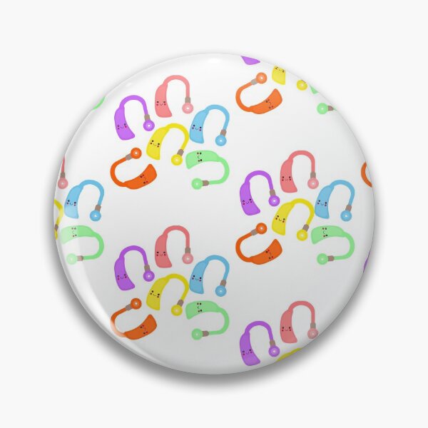 Item preview, Kawaii Hearing Aid Icons patterns, Hearing Impaired pattern, gift for deaf people designed and sold by Farfouch36.