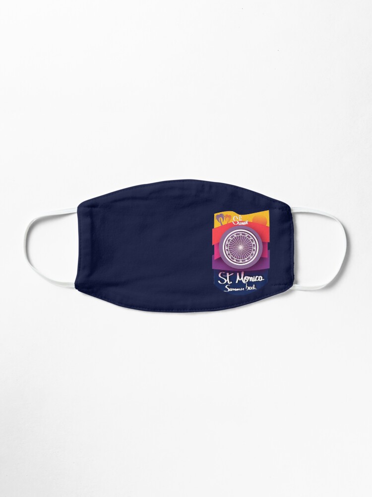 Alternate view of Sunset Pier - Santa Monica Pacific wheel (Colors) Mask