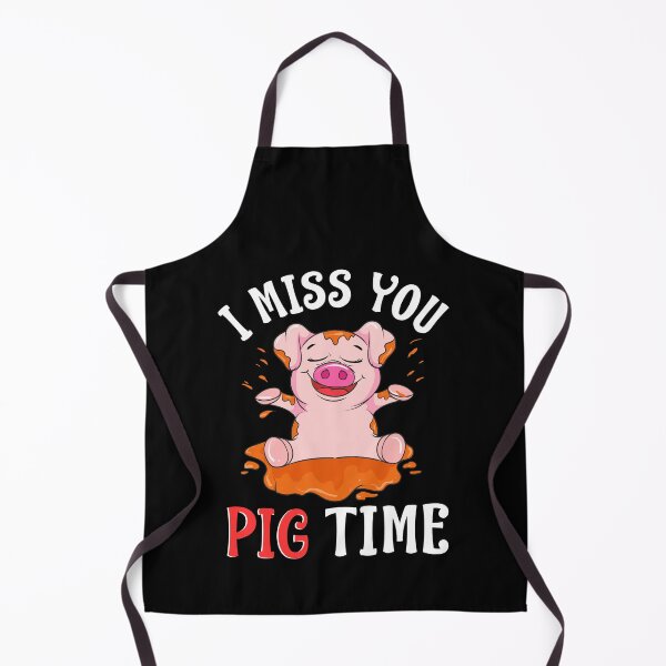 Item preview, Cute & Funny I Miss You Pig Time Baby Piglet Pun designed and sold by perfectpresents.