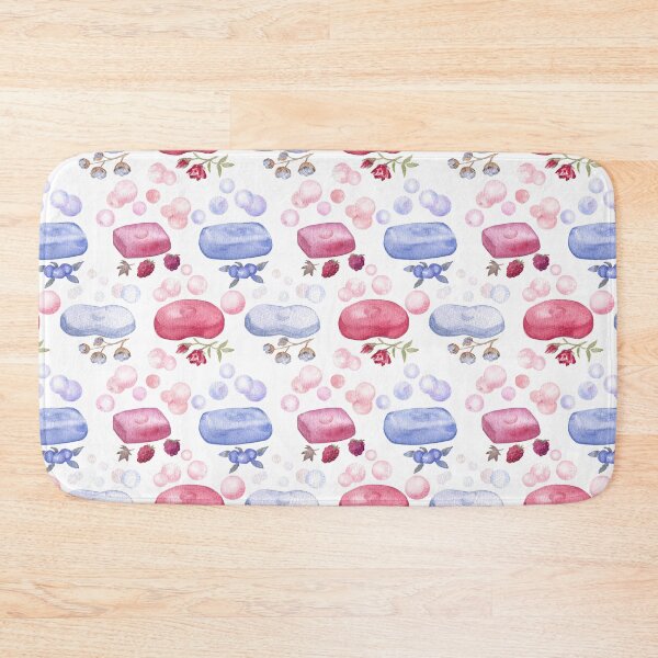 Item preview, Blue and Red Watercolor Soap designed and sold by Flowersforbear.