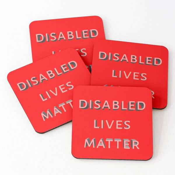 Item preview, Disabled Lives Matter 006 designed and sold by ITALY-Roselli-.