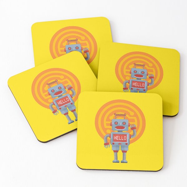 Item preview, Robot Boy Wants To Be Friends designed and sold by threeblackdots.